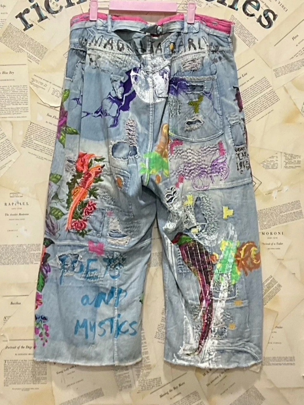 Magnolia Pearl Peonies Dani Blues Denims Pants 906 Washed Indigo - Picture 4 of 6